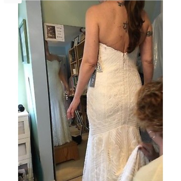 WTOO Betty Mermaid Wedding Dress beaded - Picture 4 of 6